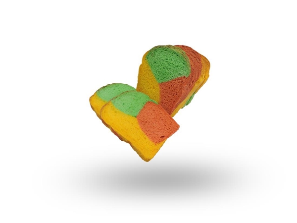 Carnavals brood&nbsp;half gesneden